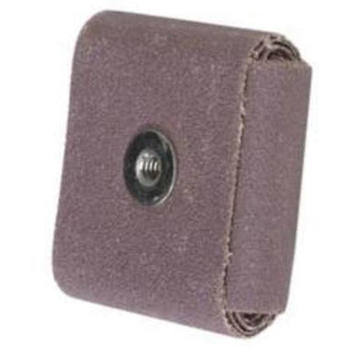 Square Abrasive Pad - Square, 60, 3", 3", Aluminum Oxide, None, 1/2", 1/4"-20