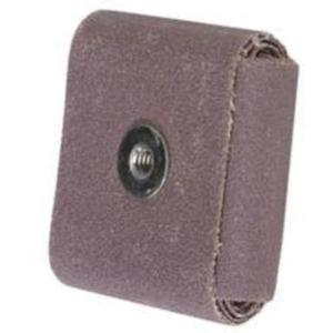 Square Abrasive Pad - Square, 80, 1-1/2", 1-1/2', Aluminum Oxide, None, 1/2", 1/4"-20