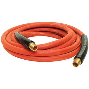 Airflex Premium Hoses with Fittings - Air, Rubber, 1/2", 50', 200 psi, 1/2 NPT, 1/2"
