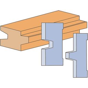 Tongue & Groove Moulding Cutter Set