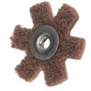Abrasotex Surface Preparation Star - 1-1/2", Coarse, 1/4"-20, Aluminum Oxide, Resin