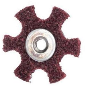 Abrasotex Surface Preparation Star - 2", Medium, 1/4"-20, Aluminum Oxide, Resin