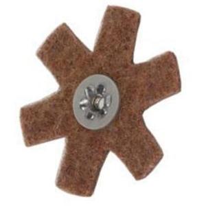 Abrasotex Surface Preparation Star - 3", Coarse, 1/4"-20, Aluminum Oxide, Resin