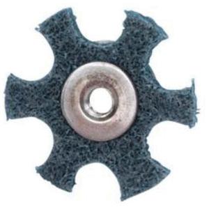 Abrasotex Surface Preparation Star - 3", Very Fine, 1/4"-20, Aluminum Oxide, Resin