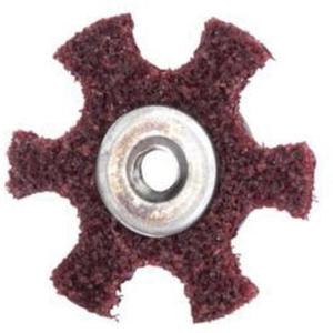 Abrasotex Surface Preparation Star - 4", Medium, 1/4"-20, Aluminum Oxide, Resin