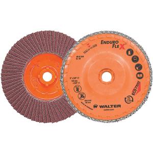 Enduro-Flex™ Flap Disc - 40, 60, 80, 120, 5", 5/8"-11, Zirconia Alumina, 27, 12 200