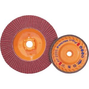 Enduro-Flex™ Stainless Flap Disc - 40, 60, 80, 120, 5", 5/8"-11, Zirconia Alumina, 27, 12 200