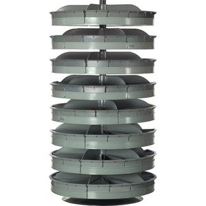 Rotabin® Storage Units - 500 lbs., 4, 35", 34", 60, UNIT ONLY 34" (PANS NOT INCLUDED)