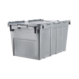 Flipak® Polyethylene Plastic (PE) Distribution Containers - Grey, 11.6", 20.6", 13.2", 20.6 x 13.2, 17.7 x 11.0, 1.4, 4.4:1
