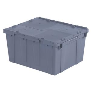 Flipak® Polyethylene Plastic (PE) Distribution Containers - Grey, 12.6", 23.9", 19.6", 23.9 x 19.6, 21.1 x 17.1, 2.7, 5.3:1