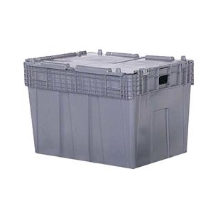 Flipak® Polyethylene Plastic (PE) Distribution Containers - Grey, 20.5", 30", 22", 30.0 x 22.0, 27.4 x 19.4, 6.1, 4.0:1