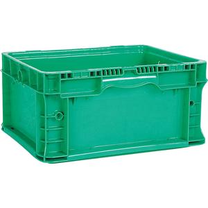 StakPak Plus 4845 System Containers - Medium Green, 15", 12", 5", 1/6", 1/12", 9.4" L x 13" W x 4.4" H, 4.4"