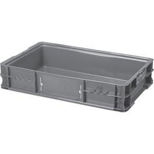 StakPak Plus 4845 System Containers - Grey, 15", 24", 5", 1/6", 21.4" L x 13.4" W x 4.4" H, 4.4", 0.7