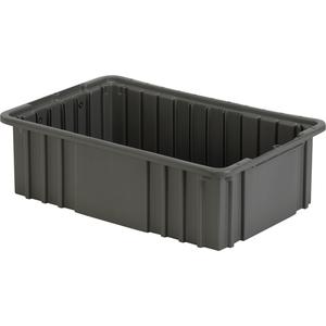 Divider Box - Grey, Light Blue, Polyethylene, 5", 16.5", 10.9"