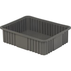Divider Box - Grey, Polyethylene, 6", 20.9", 15.9"
