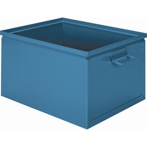 Steel Stacking Box - Blue, 7.5", 13", 6", 100 lbs.