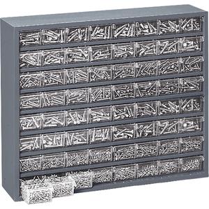Heavy Duty Drawer Cabinets - 21 3/4", 25 1/2", 6 1/2", 64, Grey