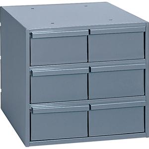 Industrial Drawer Cabinets - 10-7/8", 11-3/4", 11-5/8", 6, Grey, Steel, 11.25", 2.75", 5.375"