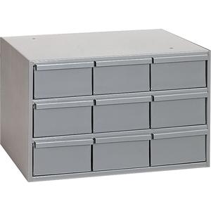 Industrial Drawer Cabinets - 10-7/8", 17-1/4", 11-5/8", 9, Grey, Steel, 11.25", 2.75", 5.375"
