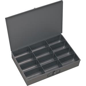 Compartment Scoop Boxes - 3", 18", 12", 12, Grey, Steel, Large