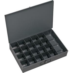 Compartment Scoop Boxes - 3", 18", 12", 21, Grey, Steel, Large