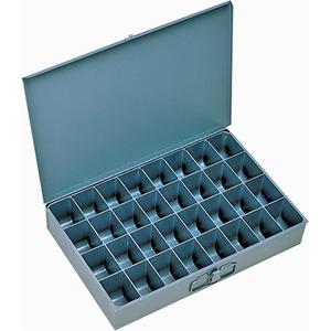Compartment Scoop Boxes - 3", 18", 12", 32, Grey, Steel, Large