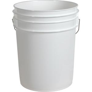 White Pail - Plastic, 20 L