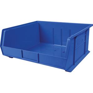 Plastic Bin - Blue, 75 lbs., 16-1/2", 18", 11"