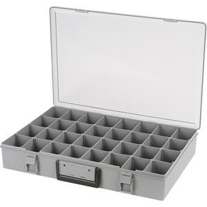 Compartment Case - 3", 18-1/2", 13", 32, Grey, Plastic