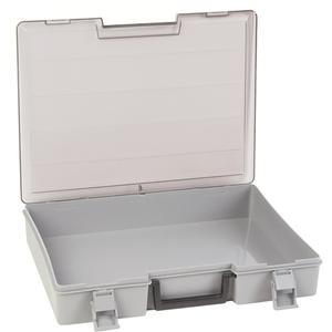 Compartment Case - 2-1/2", 15-1/2", 11-3/4", 1, Grey, Plastic