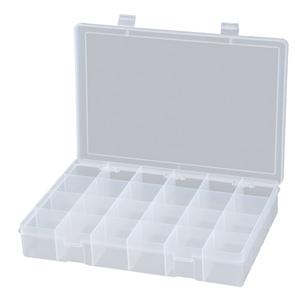 Compact Polypropylene Compartment Cases - 13-1/8", 9", 2-5/16", 24, 2", 2", 2"