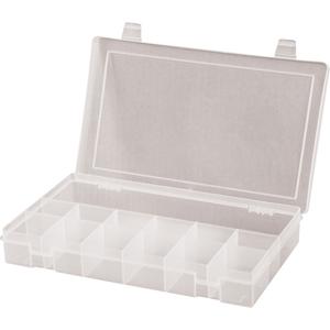 Compact Compartment Cases - 6.75", 11", 1.75", 13, 1 3/4, 10 1/2 x 2 5/8, 1 3/8, 2 x 1 9/16, Polypropylene