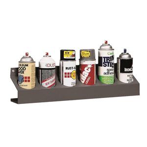Utility Cabinet   Aerosol Can Caddy - 21 1/2 x 3 1/8 x 5 1/4, 6, Grey