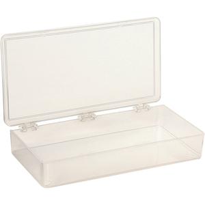 K-Resin Compartment Box - 1-3/16", 4", 8", 1, Transparent, Plastic
