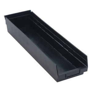 Conductive Shelf Bin - Black, 60 lbs., 6-5/8", 23-5/8", 4", 30164
