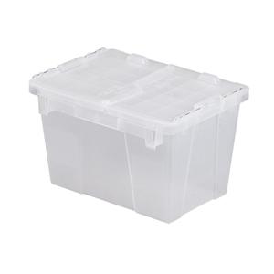 Flipak® Polypropylene Plastic (PP) Distribution Containers - Clear, 9.7", 15.2", 10.9", 15.2 x 10.9, 12.8 x 7.8, 0.6, 4.0:1