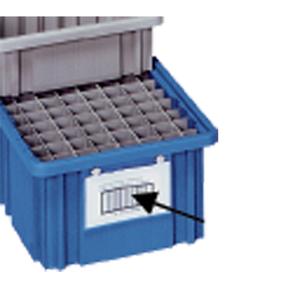 Label Holder - 2", 8", Clear, Plastic