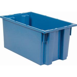 Stack & Nest Totes - Blue, 9", 18", 11", 9, 18", 11", 15 1/8 x 9 1/8 x 8 7/8