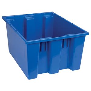Stack & Nest Totes - Blue, 10", 19.5", 15.5", 10", 19.5", 15.5", 16 x 13 1/4 x 9 7/8