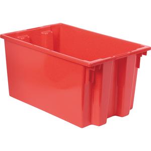 Stack & Nest Totes - Red, 12", 23.5", 15.5", 12", 23.5", 15.5", 19 5/8 x 13 x 11 7/8