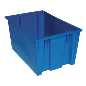 Stack & Nest Totes - Blue, 15", 29.5", 19.5", 15", 29.5", 19.5", 25 1/8 x 16 5/8 x 14 7/8