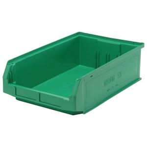 Giant Stacking Containers - Green, 12.375", 19.75", 5.875", 150 lbs., 12-3/8"