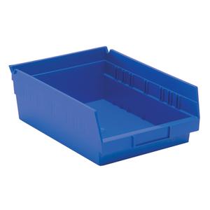 Shelf Bins - Blue, Red, Yellow, 30 lbs., 8-3/8", 11-5/8", 4", 30150