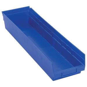 Shelf Bins - Blue, Yellow, 50 lbs., 6-5/8", 23-5/8", 4", 30164
