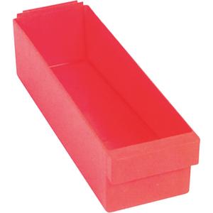 Euro Drawer Bins - Red, 50 lbs., 5-9/16", 11-5/8", 5", 4-3/8", Polystyrene