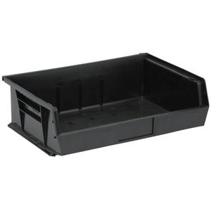 Environmentally Friendly Recycled Bin - Black, 60 lbs., 16-1/2", 10-7/8", 5"