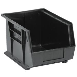 Ultra Stack & Hang Bin - Black, 50 lbs., 8-1/4", 10-3/4", 7", 6, 30239