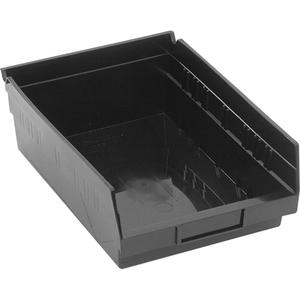 Shelf Bins - Black, Green, 30 lbs., 8-3/8", 11-5/8", 4", 30150