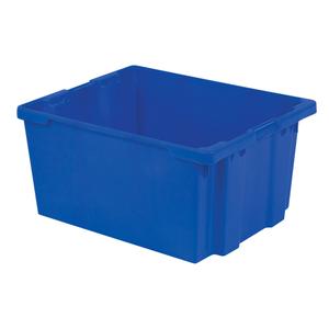 Polylewton Stack-N-Nest® Containers - Blue, 15.1", 30.1", 24", 30.1 x 24.0, 27.0 x 21.0, 15.1", 4.7