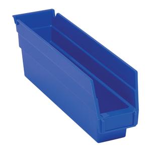 Shelf Bins - Blue, Yellow, Red, Green, Beige, 30 lbs., 2-3/4", 11-5/8", 4", Polypropylene, 10-1/4" x 1-5/8" x 4", 30110